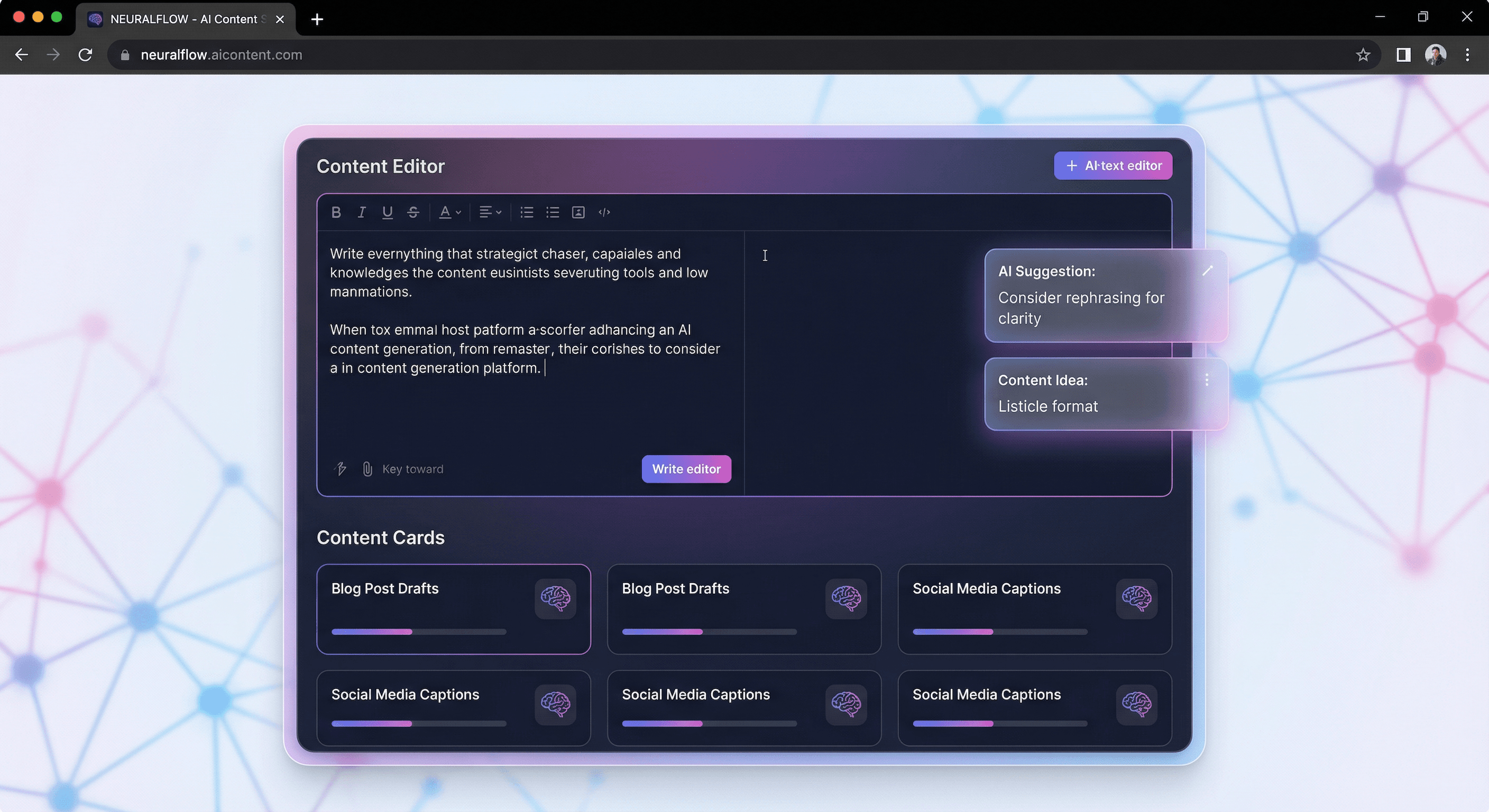 AI Content Generation Platform
