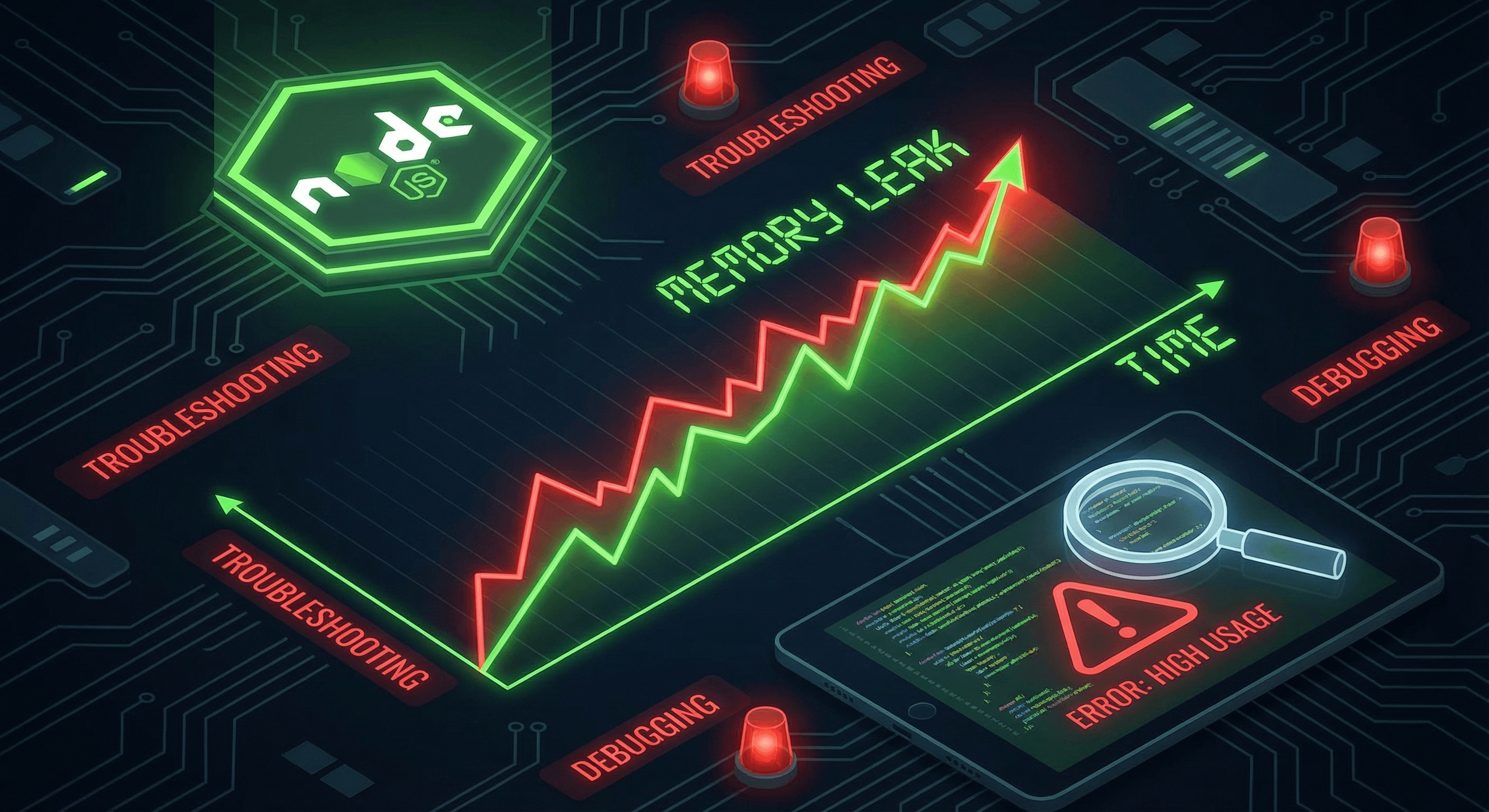 Next.js 메모리 누수 디버깅: 실제 사례와 해결책